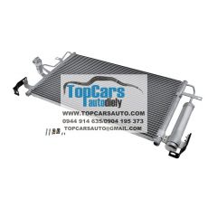 CHLADIČ KONDENZÁTOR KLIMATIZÁCIE COUPE (GK) (02-) 1.6 I 16V, ELANTRA (XD) (00-) 1.6 I 16V, LANTRA (XD) (00-) 1.5 I (S VYSÚŠAČOM) 976062D000